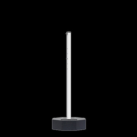 Plasticade , Plastic White and Black, Matte, 60 in L, 18.5 in D UV800RB60-60PK